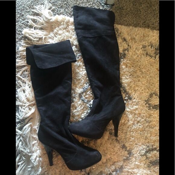 Ann Michelle over the knee high heel boots - Picture 10 of 10